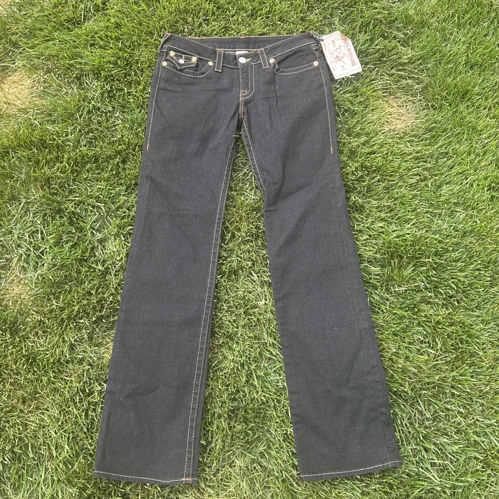 Y2K True Religion Brand Billy Jeans Size 32x33 USA Made Rinse Wash NEW w/TAGS